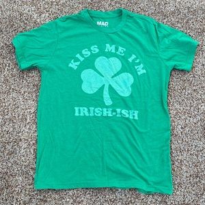 St Patrick's Day Shirt.  Kiss Me I'm Irish-ish ☘️